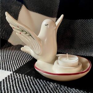 Ceramic Alise Dove Candle Holder